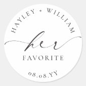 エリスミア 彼女のお気に入り ラウンドシール (正面)