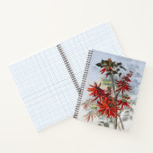 エリスリナフラワーウォーター色、ギフト絵画ズ ノートブック (内部)