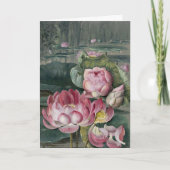 エリスローワン聖蓮水百合ヴィンテージ花 カード (正面)