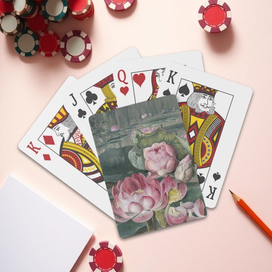 エリスローワン聖蓮水百合ヴィンテージ花 トランプ