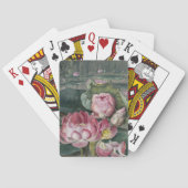 エリスローワン聖蓮水百合ヴィンテージ花 トランプ (裏面)