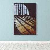 エリス島の自由ホール キャンバスプリント (インサイチュ (ウッドフロア))