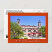 エリス島移民博物館 案内ポストカード (正面/裏面)