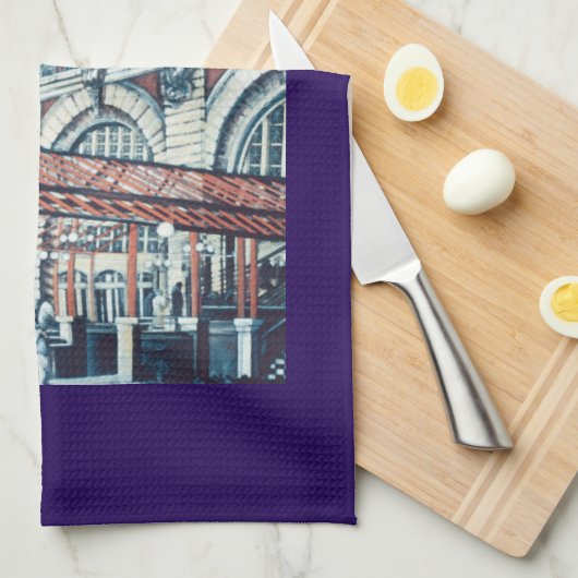 エリス島 キッチンタオル (四つ折り)