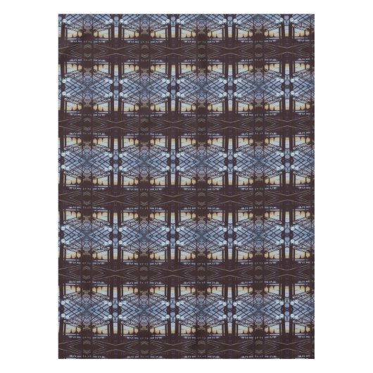 エリス島、フリーダム生誕地の夕暮れ テーブルクロス (正面)