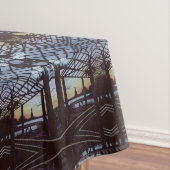 エリス島、フリーダム生誕地の夕暮れ テーブルクロス (インサイチュ)