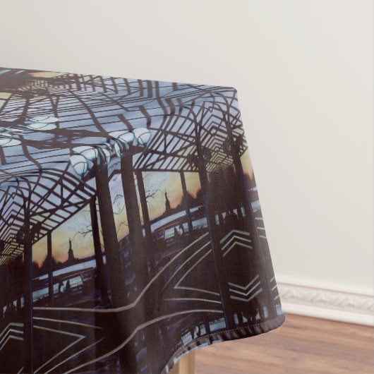 エリス島、フリーダム生誕地の夕暮れ テーブルクロス (インサイチュ)