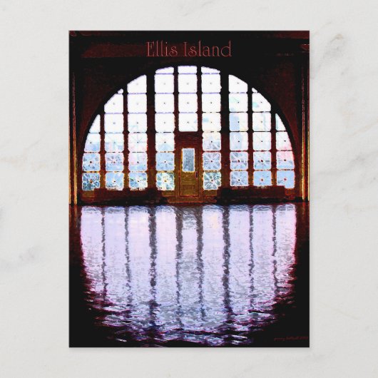 エリス島I ポストカード (正面)