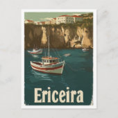 エリセイラポルトガルアートヴィンテージトラベルイラストレーション ポストカード (正面)