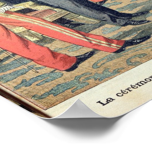 エリゼ宮での儀式移転 ポスター (角)