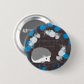 エリソン,フルーアドヴィ,ブルー,マンダラ,禅,チャクラ 缶バッジ (正面&裏面)