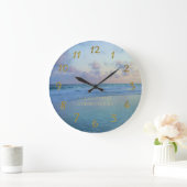 エリックのブルータイドゴールデンアワー ラージ壁時計 (ホーム)