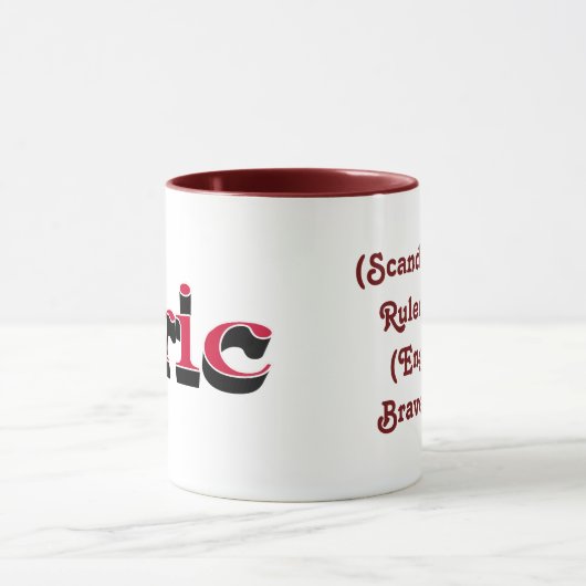 エリックの意味および名前の起源のマグ マグカップ (中央)