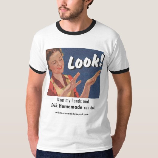 エリックの手製の「一見!」 記念品のTシャツ Tシャツ (正面)
