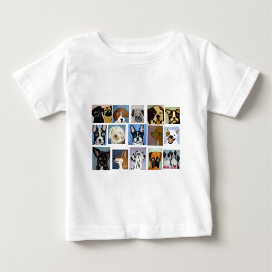 エリックのginsburgによる犬 ベビーTシャツ (正面)
