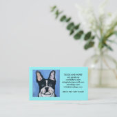 エリックのginsburgによる犬 名刺 (スタンド正面)