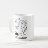 エリックはテレビで予算を見ない コーヒーマグカップ (正面左)