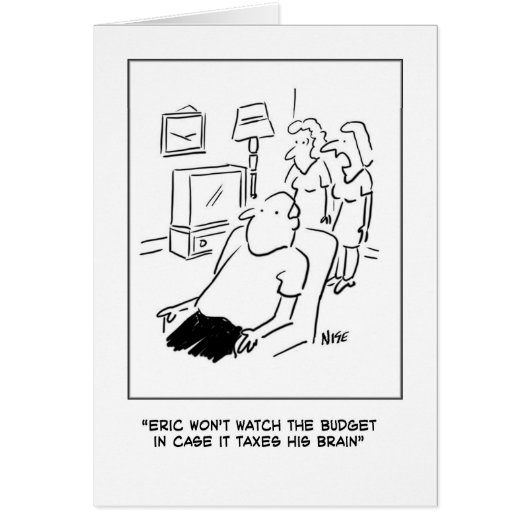 エリックは予算をテレビで見ない (正面)