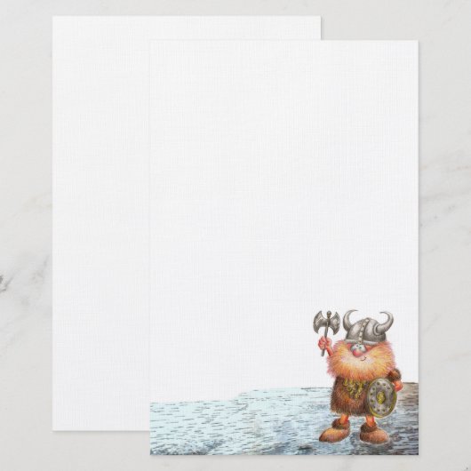 エリックバイキング 便箋 (正面/裏面)