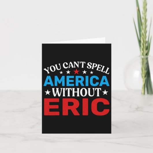 エリック7月4日おもしろい愛国主義Eric 4Th Of J カード (正面)