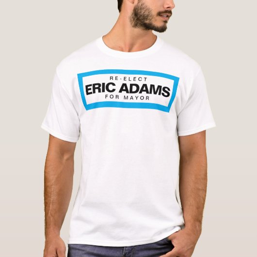 エリック・アダムス ニューヨーク市長再選Tシャツ Tシャツ (正面)
