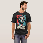 エリック・アダムス NYC市長選挙 2025 アダムス支持 Tシャツ (正面フル)