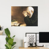 エリック・エンストロム祈グレイスマンズオーバーパンプリント ポスター (ホームオフィス)