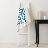 エリック・カレ |アルファベットのキャタピラ文字パターン シェルパブランケット (インサイチュ)