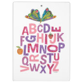 エリック・カレ |アルファベットバタフライパターン クリップボード (裏面)