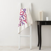 エリック・カレ |アルファベットバタフライパターン シェルパブランケット (インサイチュ)