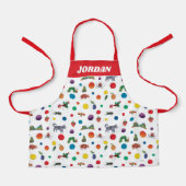 エリック・カレ | エリック・カレ動物のパターン エプロン (正面)