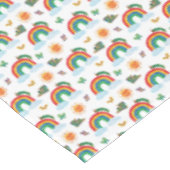 エリック・カレ | キャタピラからレインボーバタフライ テーブルクロス (アングル)