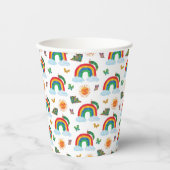 エリック・カレ | キャタピラからレインボーバタフライ 紙コップ (正面)