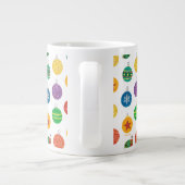 エリック・カレ |キャタピラークリスマスパターン ジャンボコーヒーマグカップ (裏面)