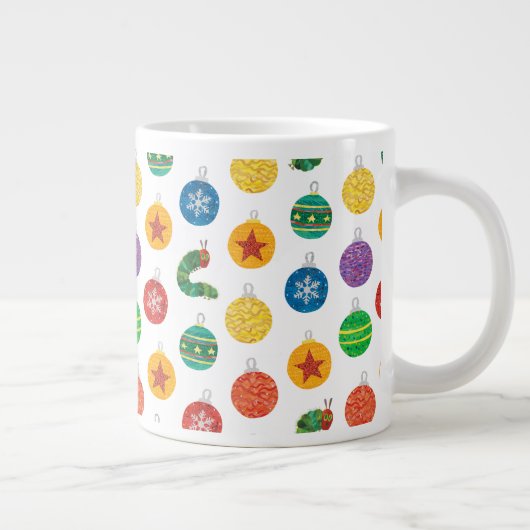 エリック・カレ |キャタピラークリスマスパターン ジャンボコーヒーマグカップ (右)