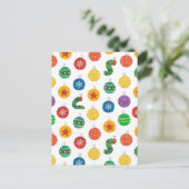 エリック・カレ |キャタピラークリスマスパターン ポストカード (スタンド正面)