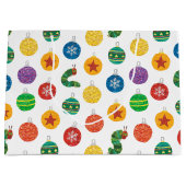 エリック・カレ |キャタピラークリスマスパターン ラージペーパーバッグ (正面)