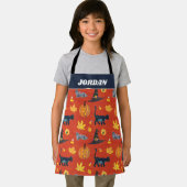 エリック・カレ |キャタピラーハロウィーンパターン エプロン (インサイチュ)