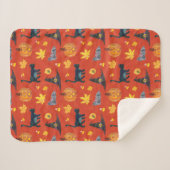 エリック・カレ |キャタピラーハロウィーンパターン シェルパブランケット (正面(横))