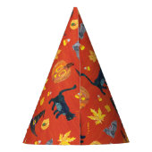 エリック・カレ |キャタピラーハロウィーンパターン パーティーハット (裏面)