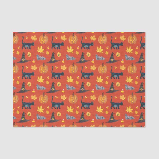 エリック・カレ |キャタピラーハロウィーンパターン 薄葉紙 (正面)