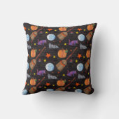 エリック・カレ |キャタピラーブラックハロウィーンパターン クッション (裏面)