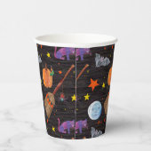 エリック・カレ |キャタピラーブラックハロウィーンパターン 紙コップ (右)