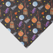 エリック・カレ |キャタピラーブラックハロウィーンパターン 薄葉紙 (詳細)