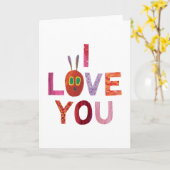 エリック・カレ |キャタピラー愛する カード (黄色い花)