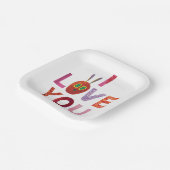 エリック・カレ |キャタピラー愛する ペーパープレート (傾斜あり)