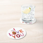 エリック・カレ |キャタピラー愛する ラウンドペーパーコースター (インサイチュ)