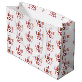 エリック・カレ |キャタピラー愛する ラージペーパーバッグ (裏面アングル)