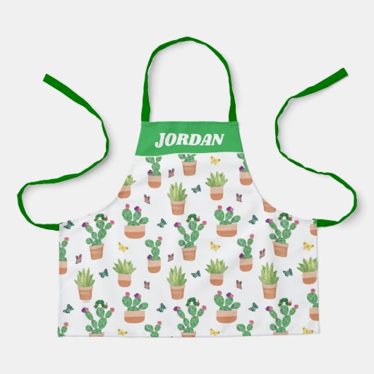 エリック・カレ | キャタピラ、サボテン、バタフライ エプロン (正面)