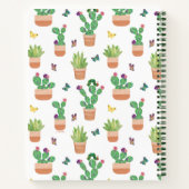 エリック・カレ | キャタピラ、サボテン、バタフライ ノートブック (裏面)